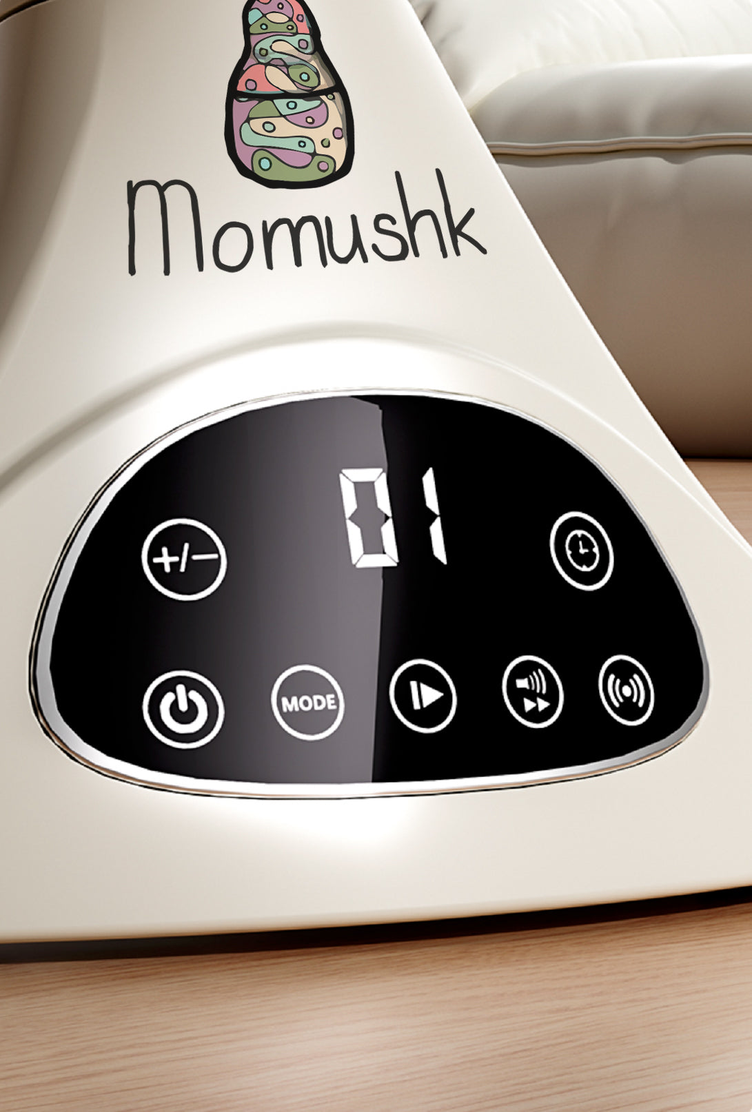 Momushk® Cadeira de Balanço Automático para Bebê com Bluetooth MSK026