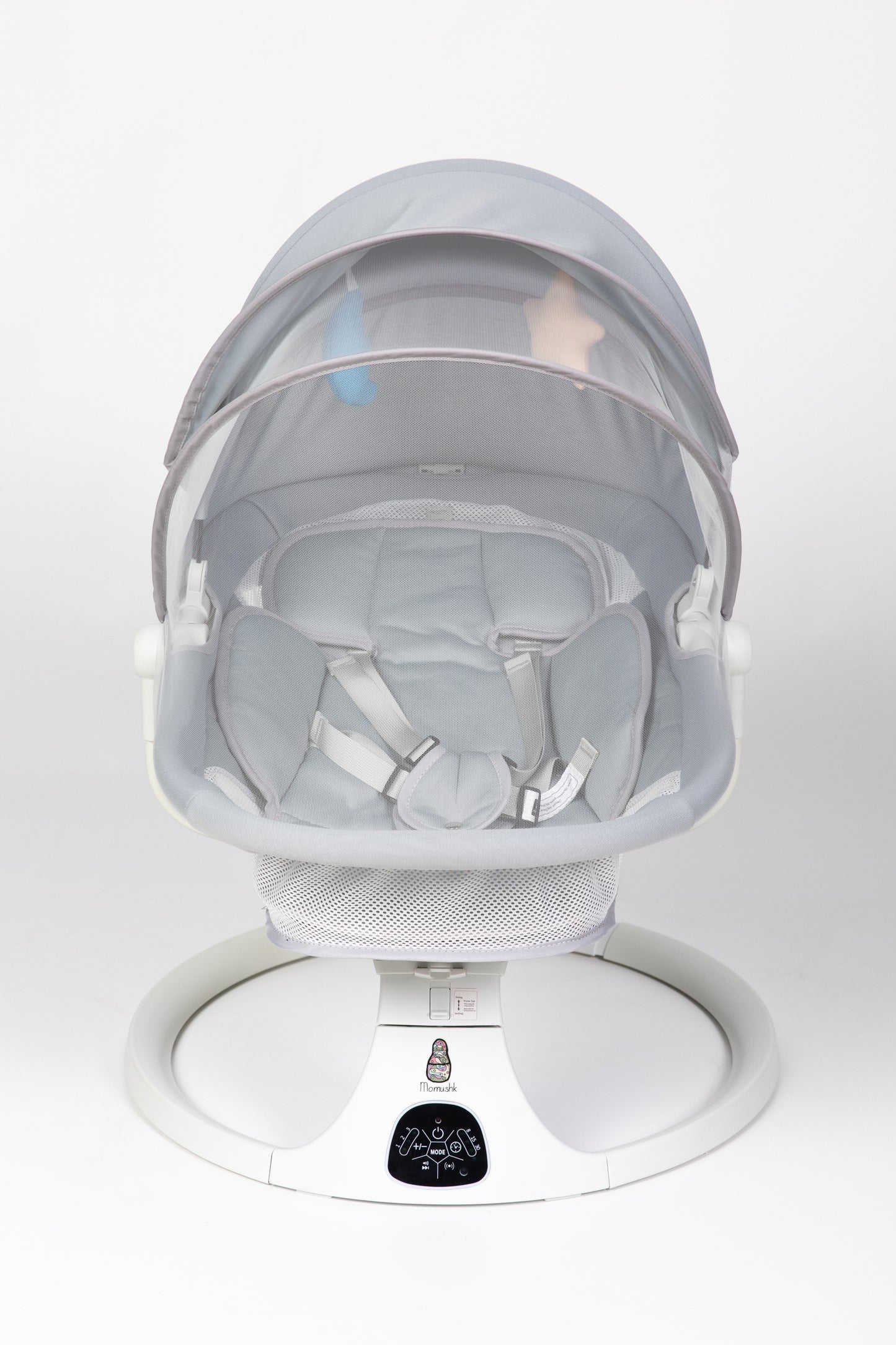 Momushk® Cadeira de Balanço Multifuncional com Bluetooth e Balanço Automático